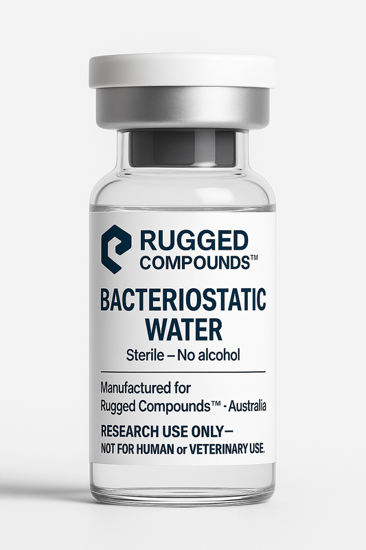 BAC Water 3mL Vial – Rugged Compounds™ Research Reconstitution Solution