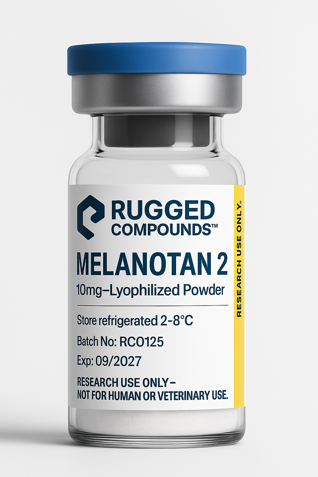 Melanotan II 10mg Vial – Rugged Compounds™ Research Peptide